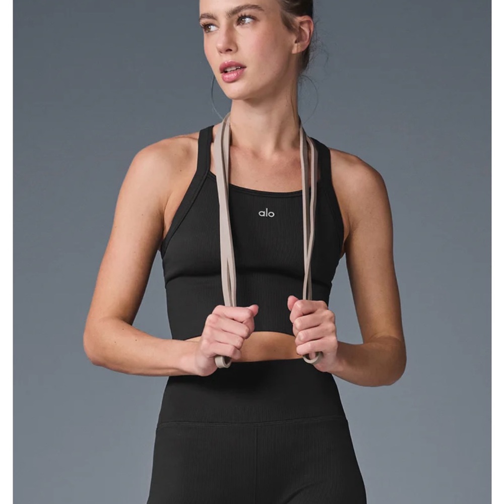ALO Yoga Black Women's Intimate Top